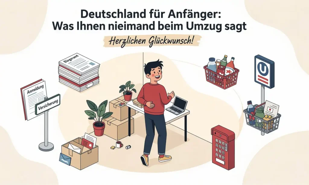 Deutschland für Anfänger: Was Ihnen niemand beim Umzug sagt 1 Was Ihnen niemand beim Umzug sagt Herzlichen Glückwunsch_compressed