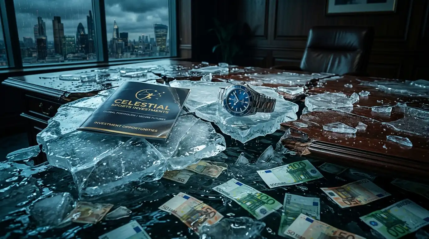 Million-dollar fraud: The illusion of security 3 Office_desk_transforming_into_ice